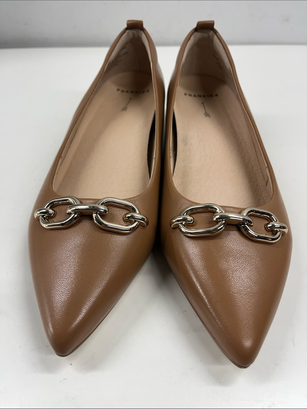NEW FRANKIE4 Women's London Tan Pointed Toe Flat Size 9 - Picture 5 of 8